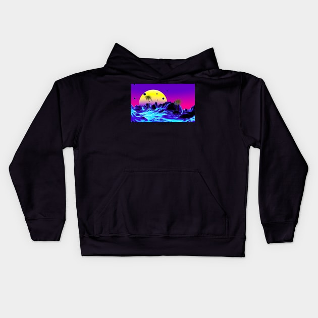 1988 Kids Hoodie by danielmontero